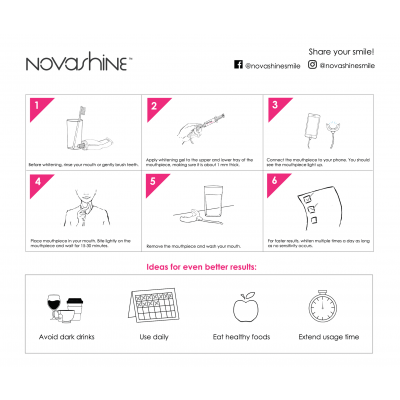 Novashine Teeth Whitening Kit (Black)